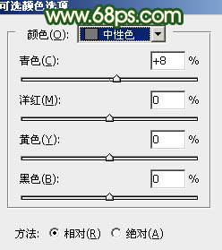 橙色調，調出高對比的暗調橙綠色照片教程