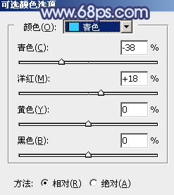 ps調出照片的暗藍色調效果