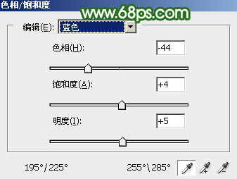 ps调出淡调粉绿色调教程