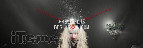 PS教程:合成异度空间里的神秘小魔女