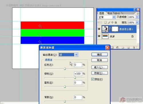 ps通道混合器原理与计算