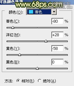 ps处理外景人物图片灿烂的夏季色