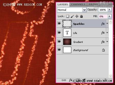 ps設(shè)計火花文字教程