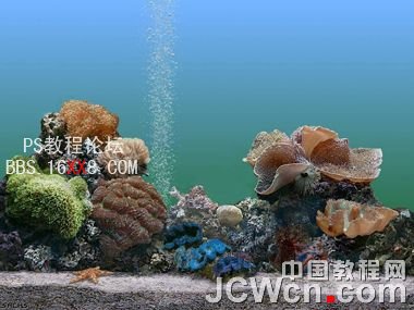 Photoshop动画教程：打造漂亮的动态水族箱