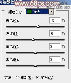 ps非主流公園美女教程