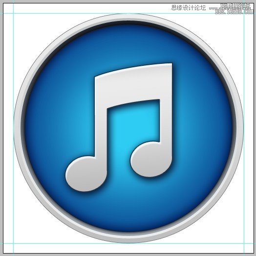 ps设计立体iTunes图标教程