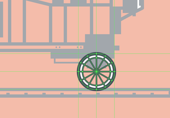 插圖制作，用PS制作復古風格的火車插圖