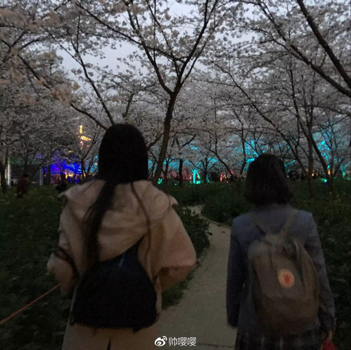 人物調(diào)色，用PS打造唯美的夜景櫻花人像