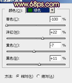 ps處理油菜花美女圖片好看的橙黃色