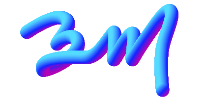 漸變字，用PS制作藝術立體漸變字