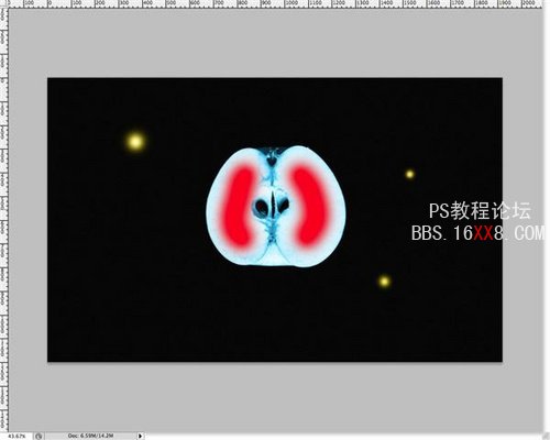 PS打造炫丽的3D文字和X光射线个性海报