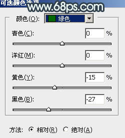 青绿色，调出有点古典味的青色调人像照片