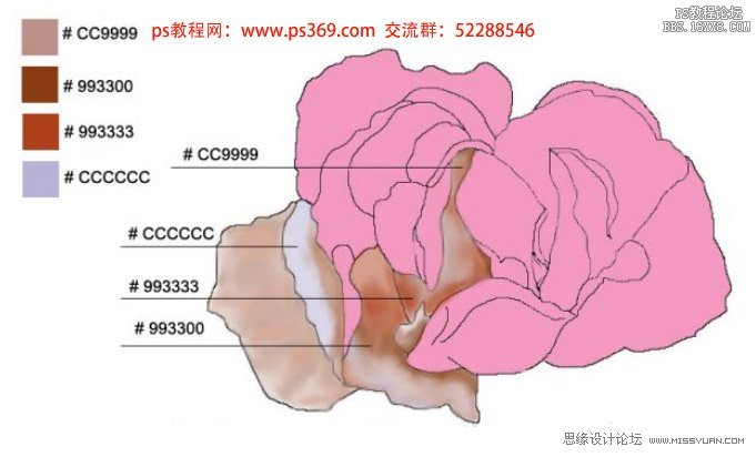 Photoshop繪制母親節康乃馨教程,PS教程,思緣教程網