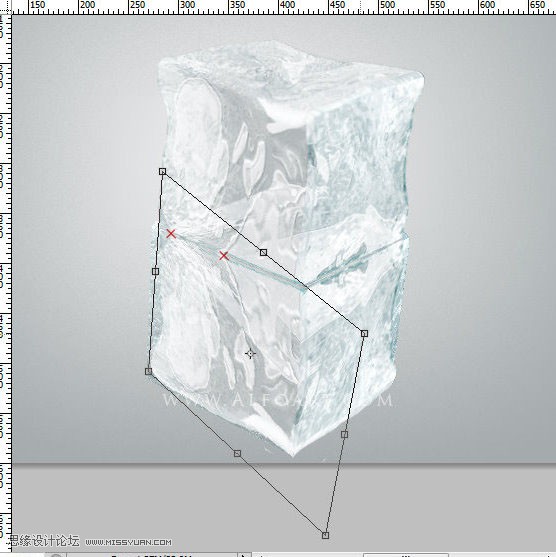 ps CS5利用3D功能打造逼真冰冻樱桃特效