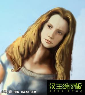 Photoshop CS3用繪畫板手繪愛麗絲游世博