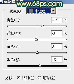 ps處理外景美女圖片好看的暗調青綠色