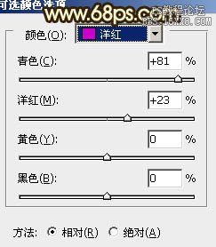 ps處理草地婚紗照片柔和的暗調黃褐色