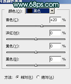 ps打造古典暗青色美女图片