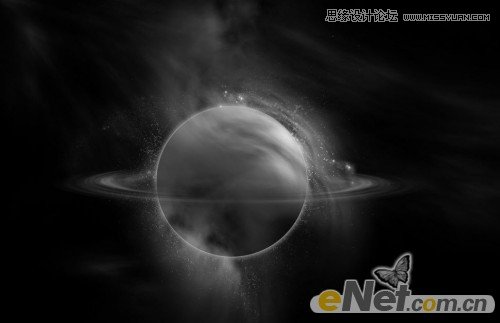 ps制作魔幻炫丽的宇宙行星教程