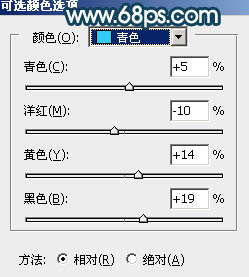 青色调，教你调出青色的暗调照片效果