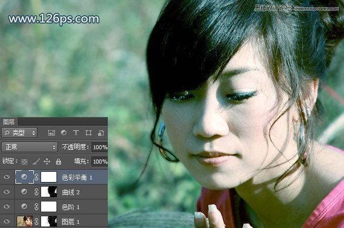 Photoshop cs6调出唯美的蓝色效果教程