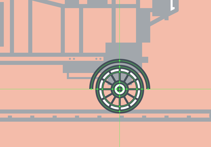 插圖制作，用PS制作復古風格的火車插圖