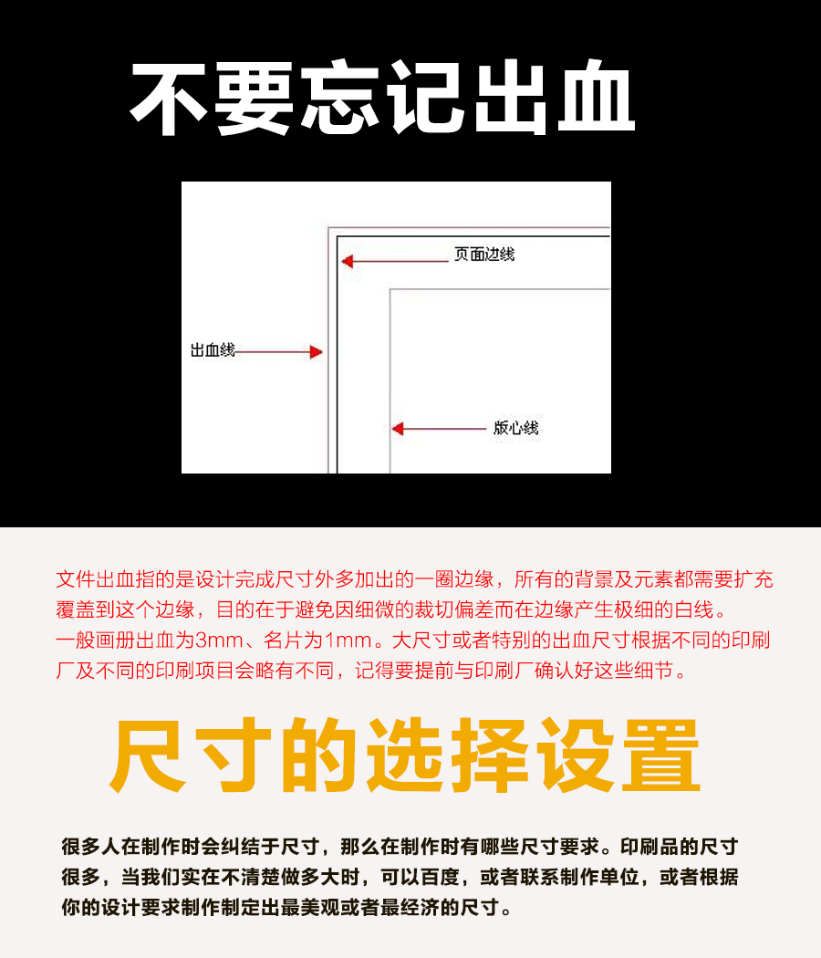 設計知識，印刷品設計的小知識