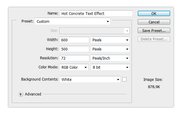 岩石字，制作火红色的岩石字效果教程