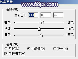 黄色调，ps调出秋天黄蓝色调照片实例