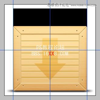 Photoshop教程:设计一个漂亮的3D木箱