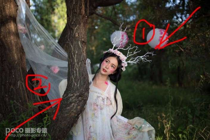 古風后期，用LR和PS調出油畫感的古風照片