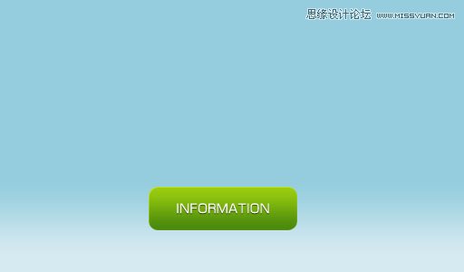 ps绘制清新绿色立体桔子按钮