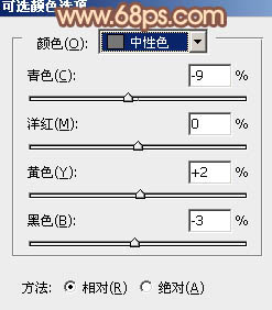 ps非主流秋黄色效果教程