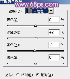 ps非主流蓝紫色粉调效果