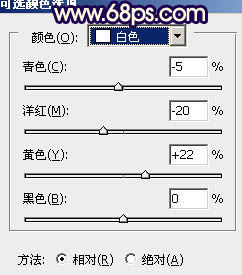 ps给街道美女图片加上淡淡的暖色调