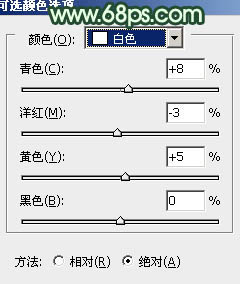 ps非主流青黄色韩系效果