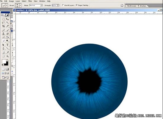photoshop如何畫(huà)眼睛瞳孔