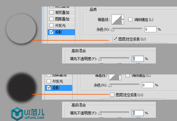 Photoshop基础教程：图层样式详解之投影