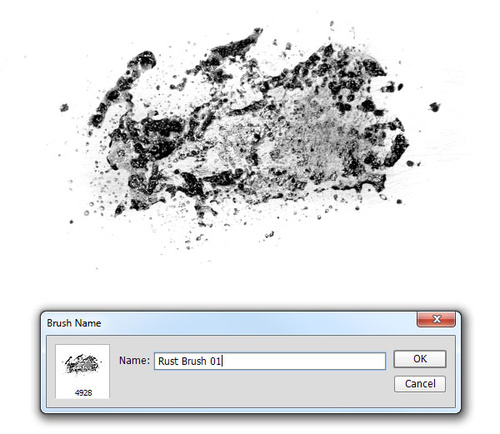 笔刷教程，教你自制锈迹笔刷技巧