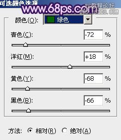 ps处理树林人物图片流行的日韩粉蓝色