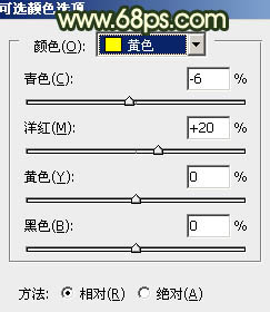 ps處理樹林美女圖片甜美的淡黃日韓色