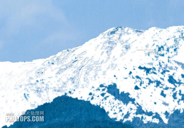 冰雪效果，教你給山峰做冰雪效果