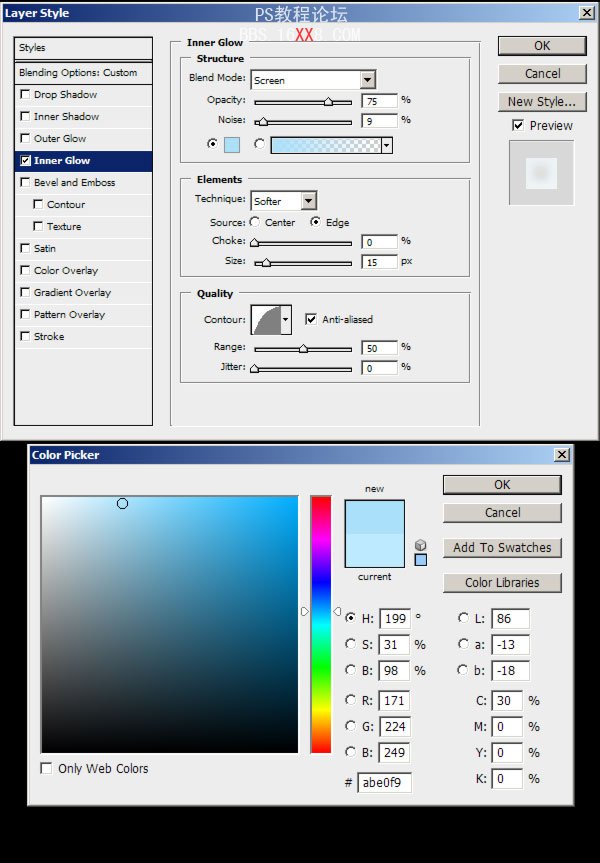 Photoshop教程:設計超酷的冰雪字效果