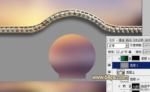 ps摳出拱門并簡化圖像教程