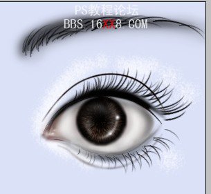 Photoshop鼠绘惊讶的眼睛详细教程