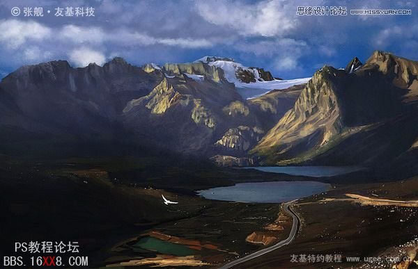 Photoshop臨摹一張真實(shí)的風(fēng)景照片