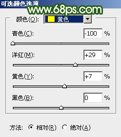 橙色調，調出高對比的暗調橙綠色照片教程