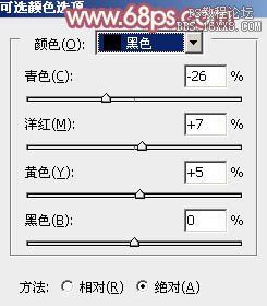 ps树叶下非主流女孩教程