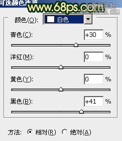 ps處理樹林美女圖片柔和的暗調(diào)紅青色