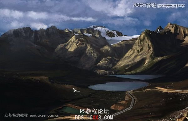 Photoshop臨摹一張真實(shí)的風(fēng)景照片